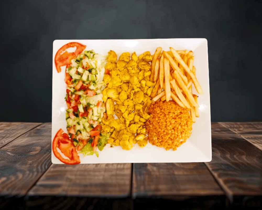 Assiettes Poulet Curry